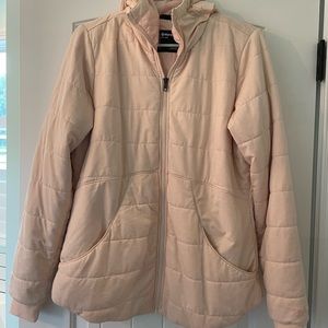 Medium weight, blush pink Marmot jacket. Size L.